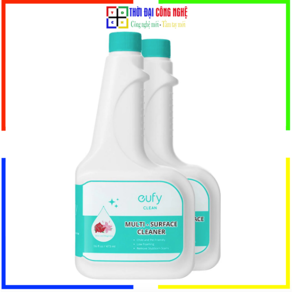 น้ํายาทําความสะอาดพื้นแบบแข็ง (2 ขวด) T29C3121 สําหรับ Eufy C20 และ Eufy X10 Pro