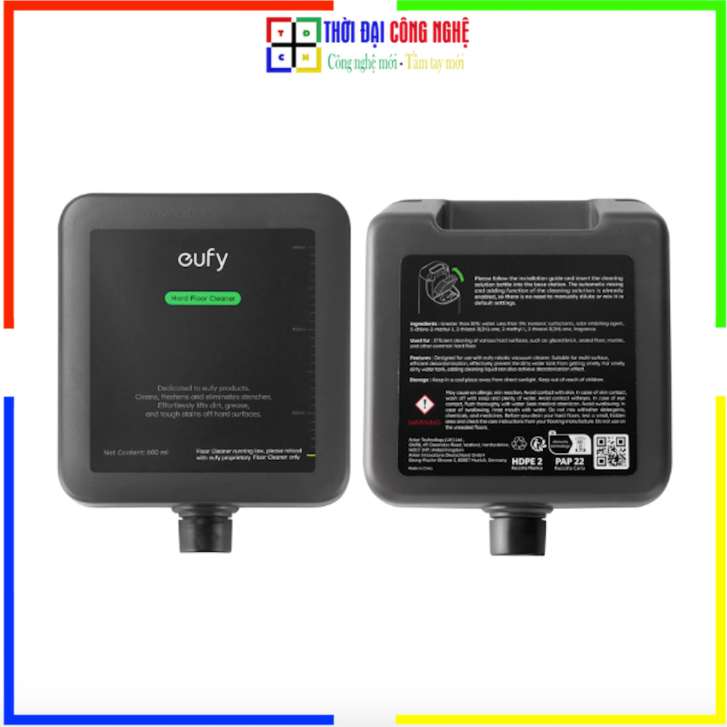 น้ํายาทําความสะอาดพื้นแบบแข็ง T29C1001 สําหรับทําความสะอาดหุ่นยนต์ Eufy S1 Pro & Eufy E25 & Eufy E28