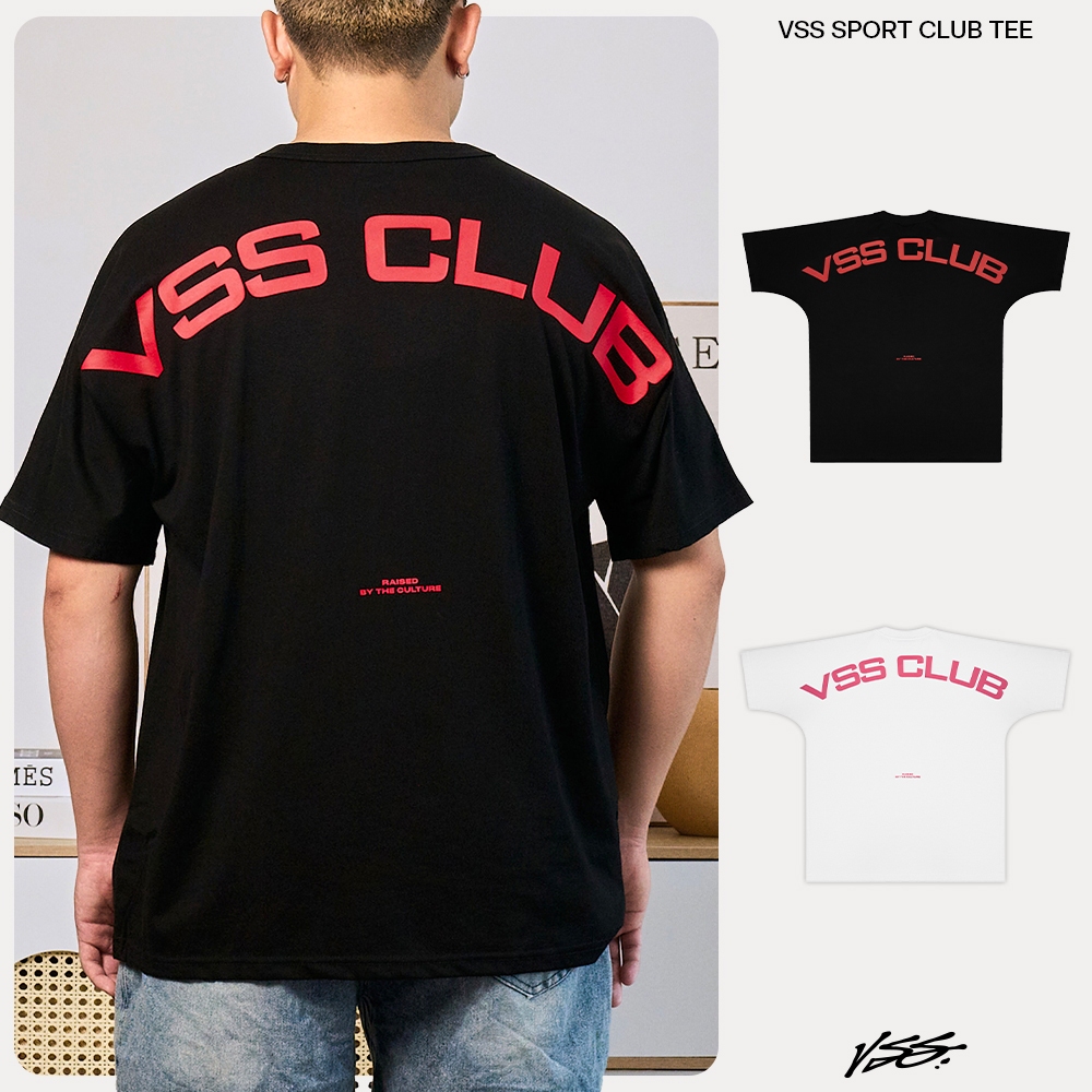 เสื้อยืดผู้ชายและผู้หญิง VSS ของแท้ ผ้าคอตตอนดูดซับ 2 ทาง รูปแบบหลวม พิมพ์พื้นฐานอ่อนเยาว์ - ภาษีมูล