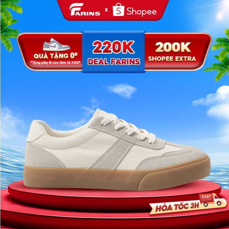 Noxus Style รองเท้าผ้าใบผู้ชายและผู้หญิง พื้น Gum ผ้าใบและหนังกลับ