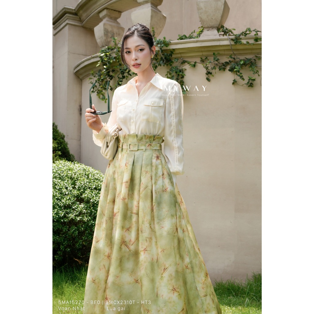 MY WAY เสื้อเชิ้ตแขนยาวสํานักงานผู้หญิง 5MA15270