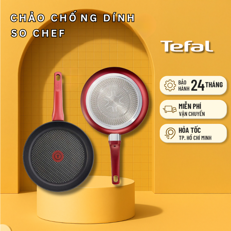 Tefal Sooof กระทะและกระทะ Non-Stick - ขนาด 21/24/28Cm - สําหรับเตาทุกประเภท/