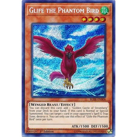 Glife The Phantom Bird - BLRR-EN008 - Secret Rare 1st Edition
