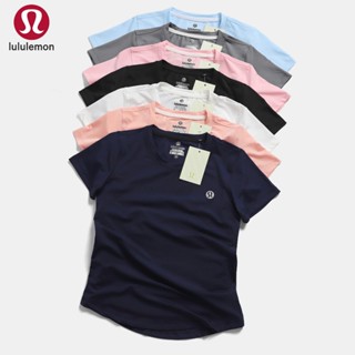 ลูลูเลมอน เสื้อยืดกีฬาผู้หญิงพร้อมลูกดองยิมโยคะผู้หญิง 4-ทาง…