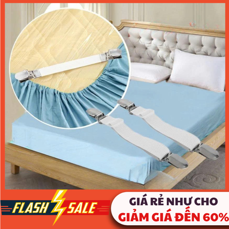 2-Prong Anti-Moving Anti-Wrinkle Bed Sheet Clamp Set Fixed Flatten Bed Sheet Holder