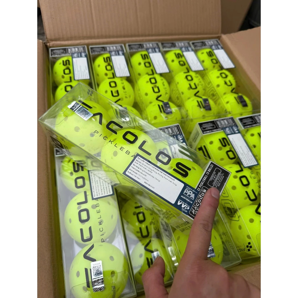 Facolos F-Pro Gen 2 Performance Pickleball Set มาตรฐาน (USAPA) 40 หลุม