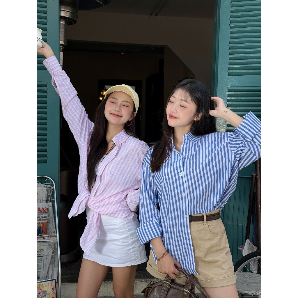 HATHA STORE WIDE FORM LINEN STRIPESUITABLE สําหรับทํางาน, SCHOOL, PLAY, PERSONALITY, น่ารัก