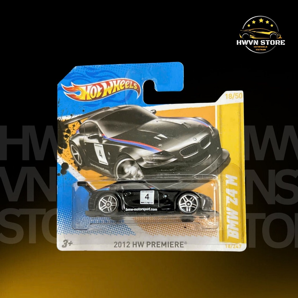 Miniverse - Black BMW Z4 M Hotwheels Card Model Car