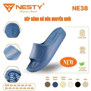 Dép Bánh Mì NESTY NE38 Đúc Nguyên Khối EVA Êm Chân, Chống Trượt, Size 33-46 Nhiều Màu