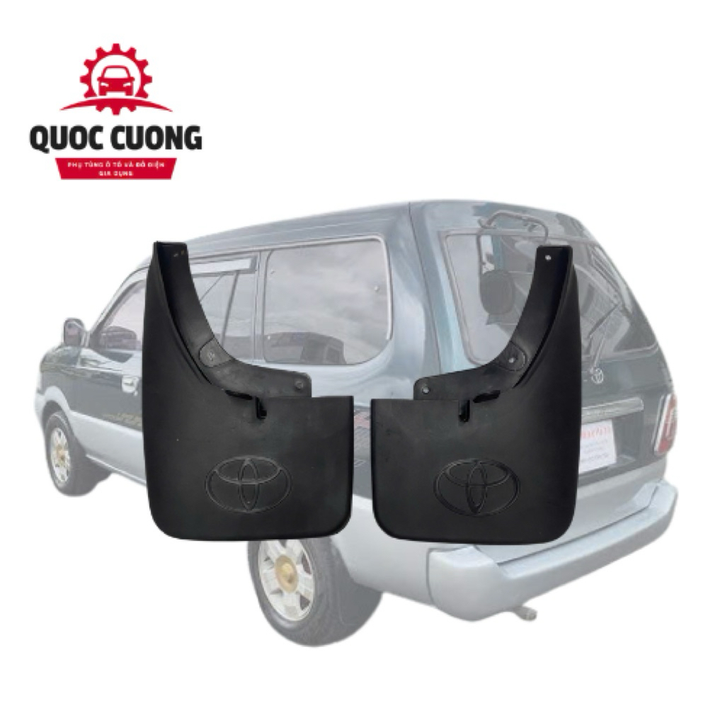 บังโคลนหน้า TOYOTA ZACE 2000 ถึง 2005 พลาสติก ABS คุณภาพสูง (แผ่นพลาสติก 1 แผ่น + แผ่นฟรี)