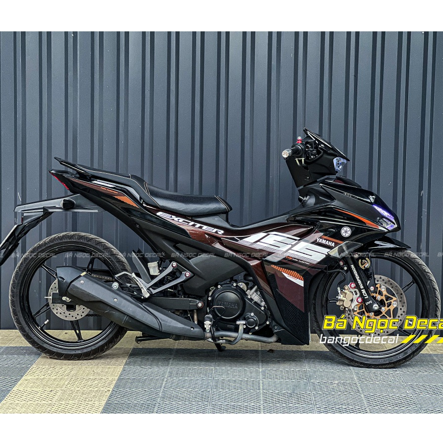 สติ๊กเกอร์ถอดได้ 155 สําหรับ Exciter 155 Ex155 สีน้ําตาลดํา