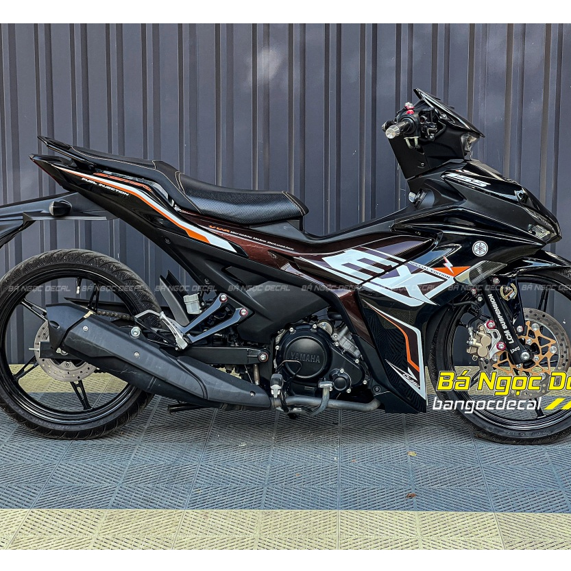 EX สติ๊กเกอร์ถอดได้สําหรับ Exciter 155 Ex155 สี Black Brown