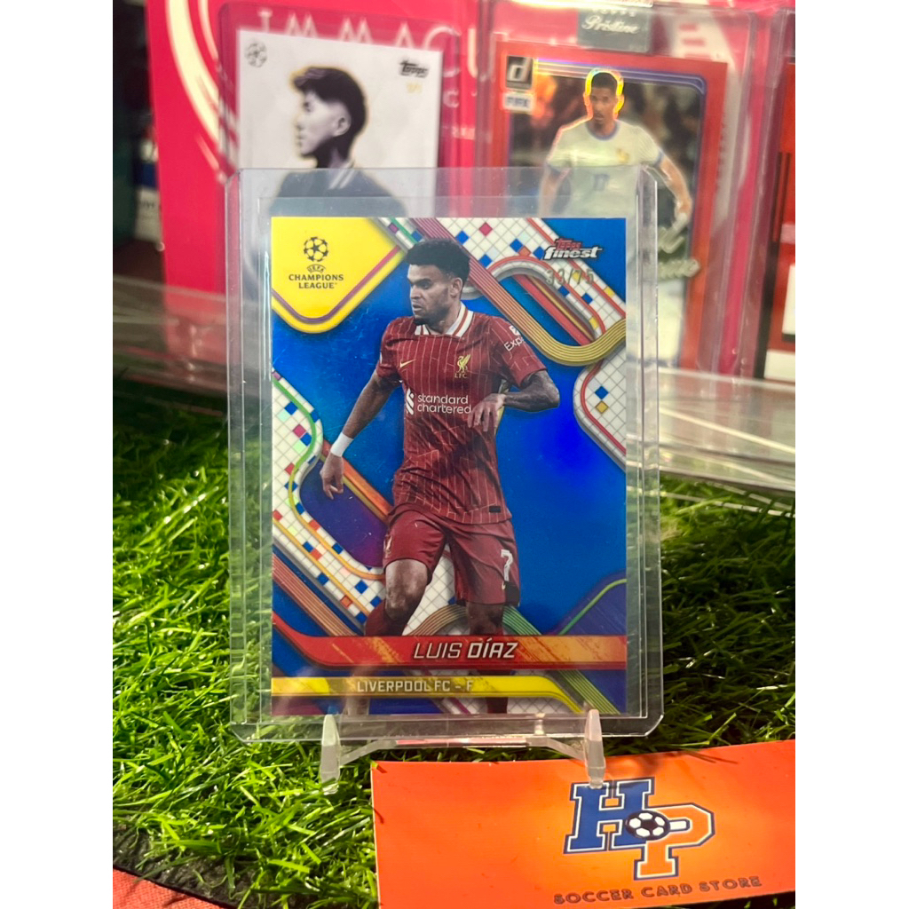 การ์ดฟุตบอล Luis Diaz /75 Topps Finest UCL 2024/25