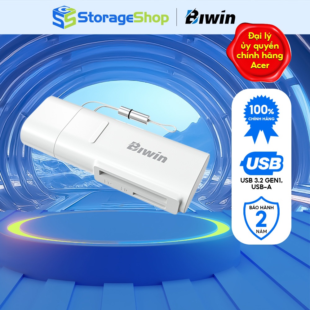 เครื่องอ่านการ์ด Biwin RC210 SD/microSD