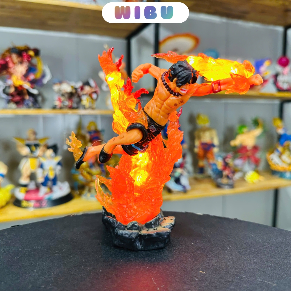 One Piece ACE รุ่น fzero super version พร้อม led USB - One Piece - ไม่มีกล่อง