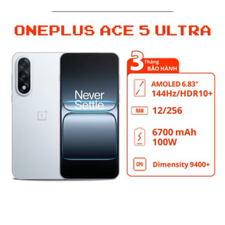 Điện thoại OnePlus Ace 5 Ultra, Chip Dimensity 9400+, Ram 12GB/256GB, Pin 6700 mAh. SonPixel chính hãng cao cấp