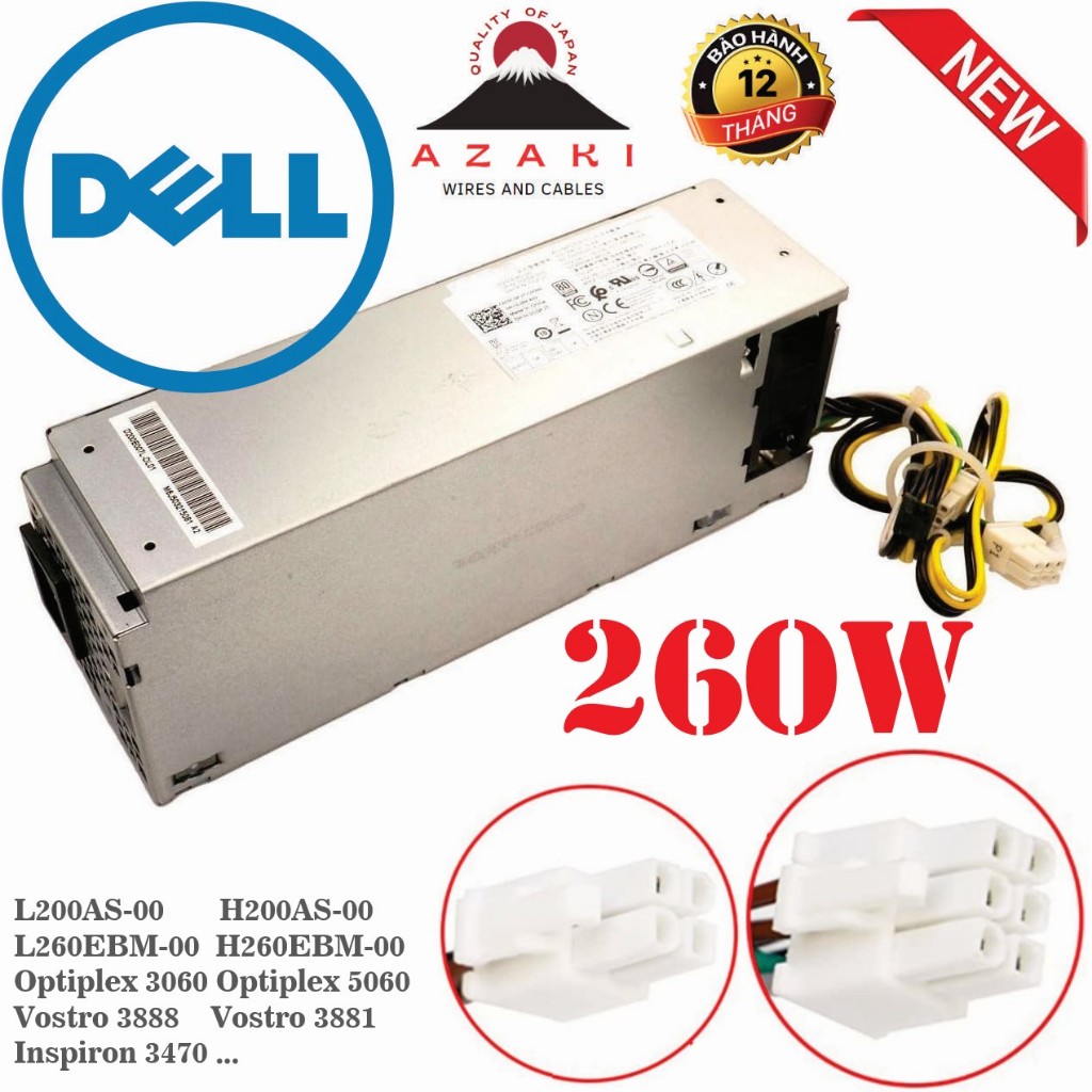 แหล่งพลังงานคอมพิวเตอร์ เดลล์ 3060 3070 3080 3090 และ ของคุณ 3880 3888 881 100% ใหม่