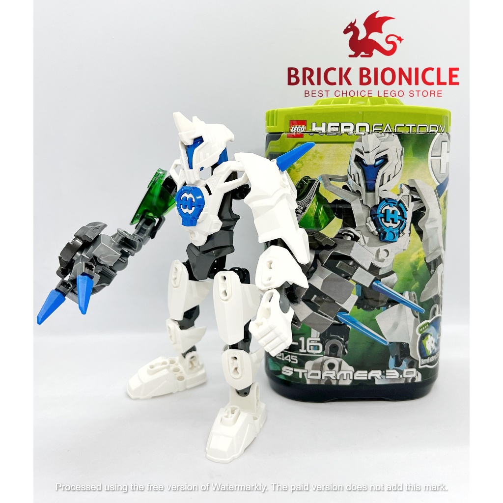 LEGO VINTAGE HERO FACTORY 3 MK - HERO FACTORY ASSEMBLY TOY - 2145 Stormer 3.0