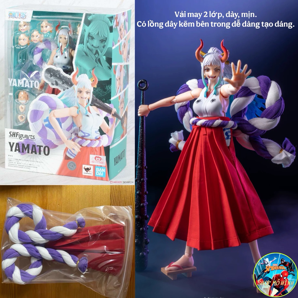 เสื้อผ้าและกระโปรงสําหรับ SHF Yamato - shf One Piece 1/12 สเกล