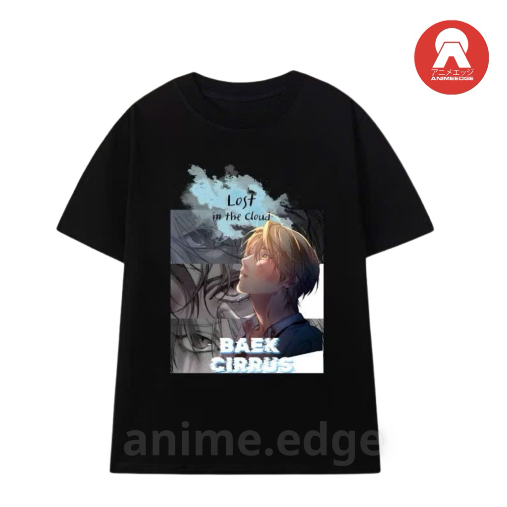 BAEK CIRRUS BL manhwa Lost in the Cloud เสื้อยืดดีไซน์ผ้าฝ้ายสวยงาม ทุกขนาดสําหรับผู้ชายและผู้หญิง