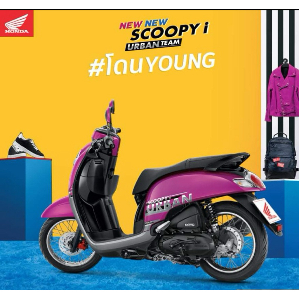ชุดแสตมป์ Scoopy 2019 Urban Team Honda Thailand