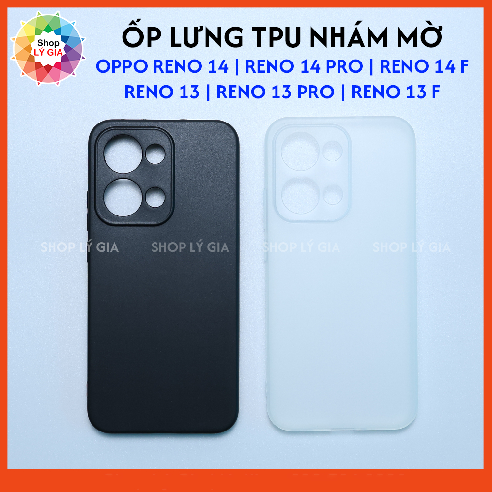 เคส TPU แบบด้านสําหรับ OPPO Reno 14 / Reno 14 Pro / Reno 14 F / Reno 13 / Reno 13 Pro / Reno 13 F