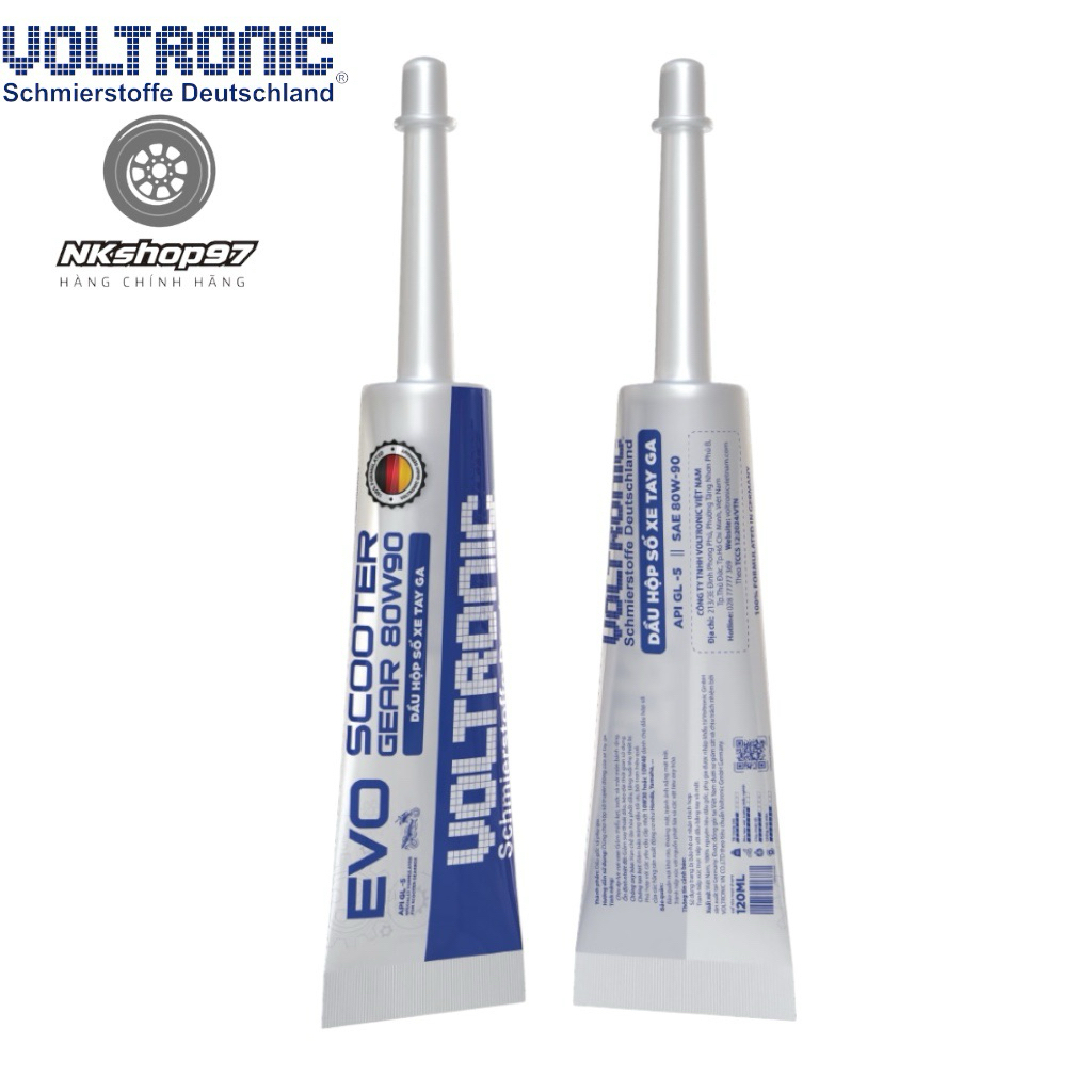น้ํามันเกียร์สกู๊ตเตอร์ Voltronic EVO 80W90 120ml