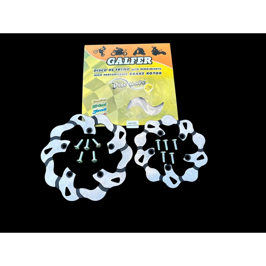 ดิสก์เบรก Exciter 150 คู่พร้อมสกรู GALFER