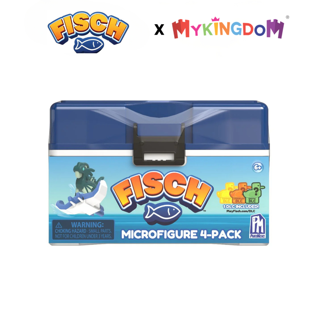 Roblox Toys - กล่องตกปลาโมเดลตัวละครลึกลับ 4 ตัว FISCH FP5901 - จัดส่งแบบสุ่ม