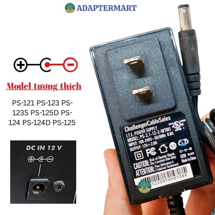 Kawai PS-121 PS-123 PS-123S PS-125D PS-124 PS-124D PS-125 12v 2a อะแดปเตอร์แปลงไฟกีตาร์