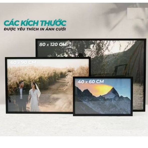 กรอบรูปไม้ ขนาดใหญ่ 40x50, 40x60, 50x75, 60x80, 60x90 กรอบรูปราคาถูก รับออเดอร์ขอ