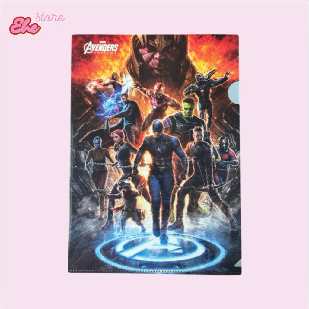 แฟ้มเอกสารหรือแฟ้มแบบมีธีมภาพยนตร์ "Avengers: Endgame" (Avengers: Endgame)