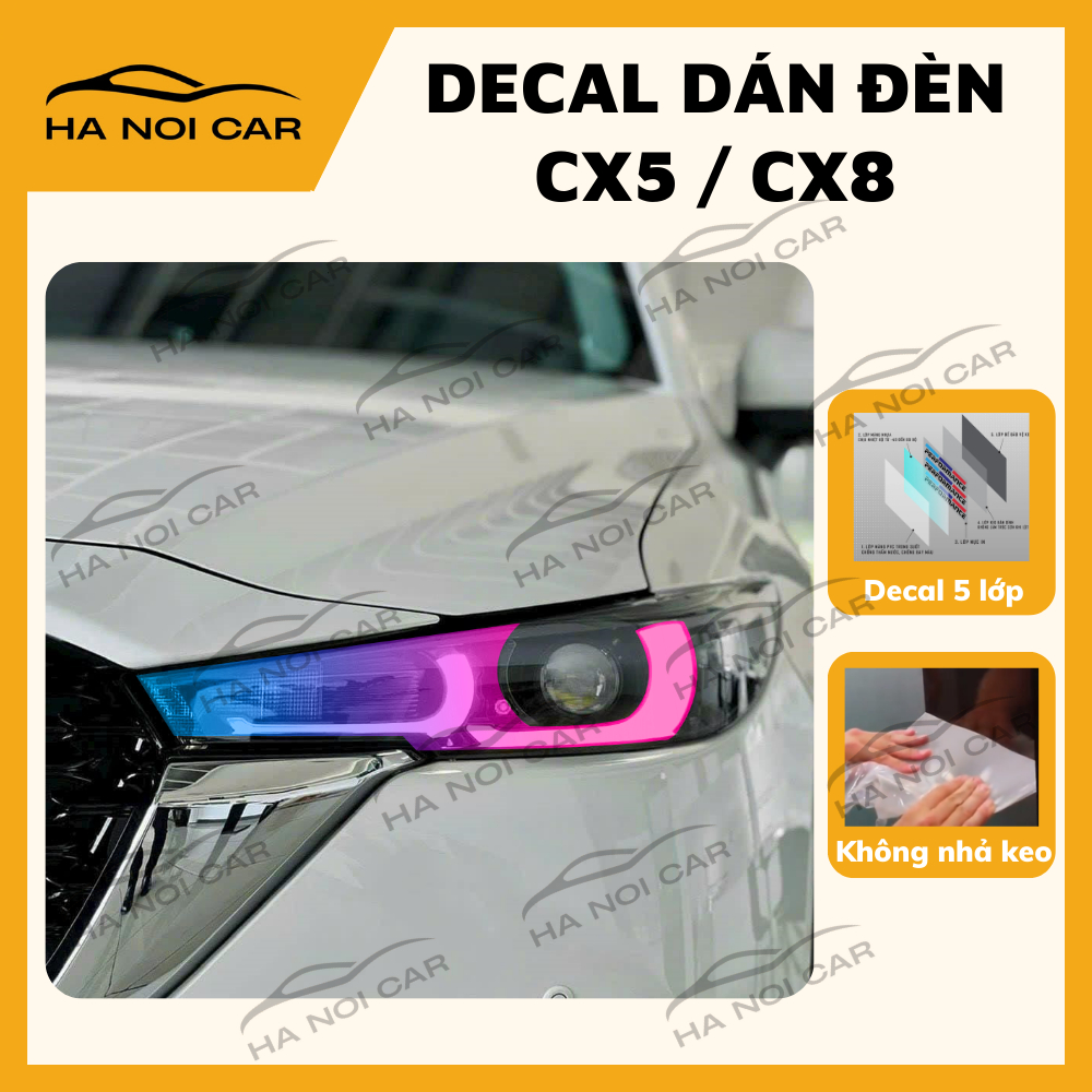 Cx5 Cx8 รูปลอกไฟ สติ๊กเกอร์ไฟแต่งรถ