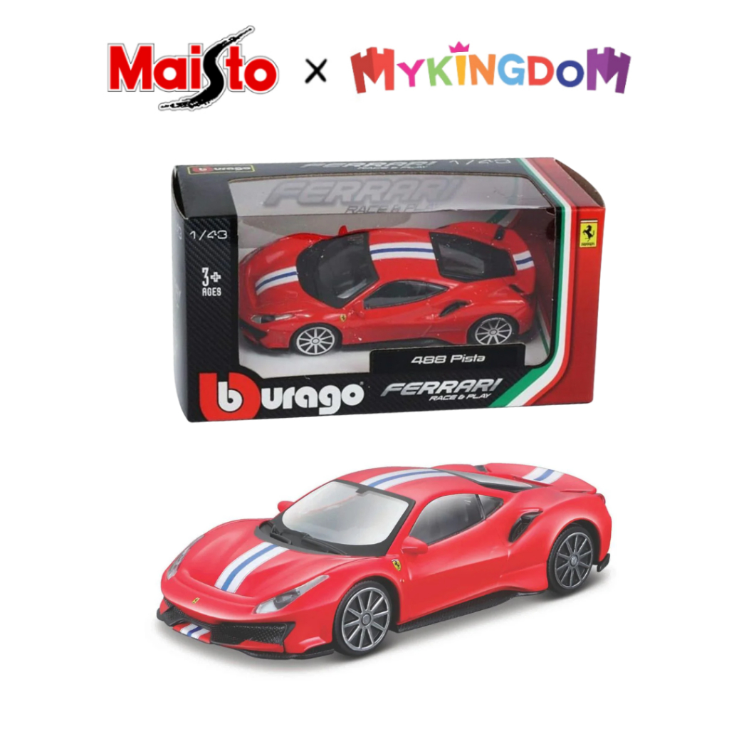 1:43 Scale ของเล่น Ferrari 488 Pista MAISTO 36052/18-36100