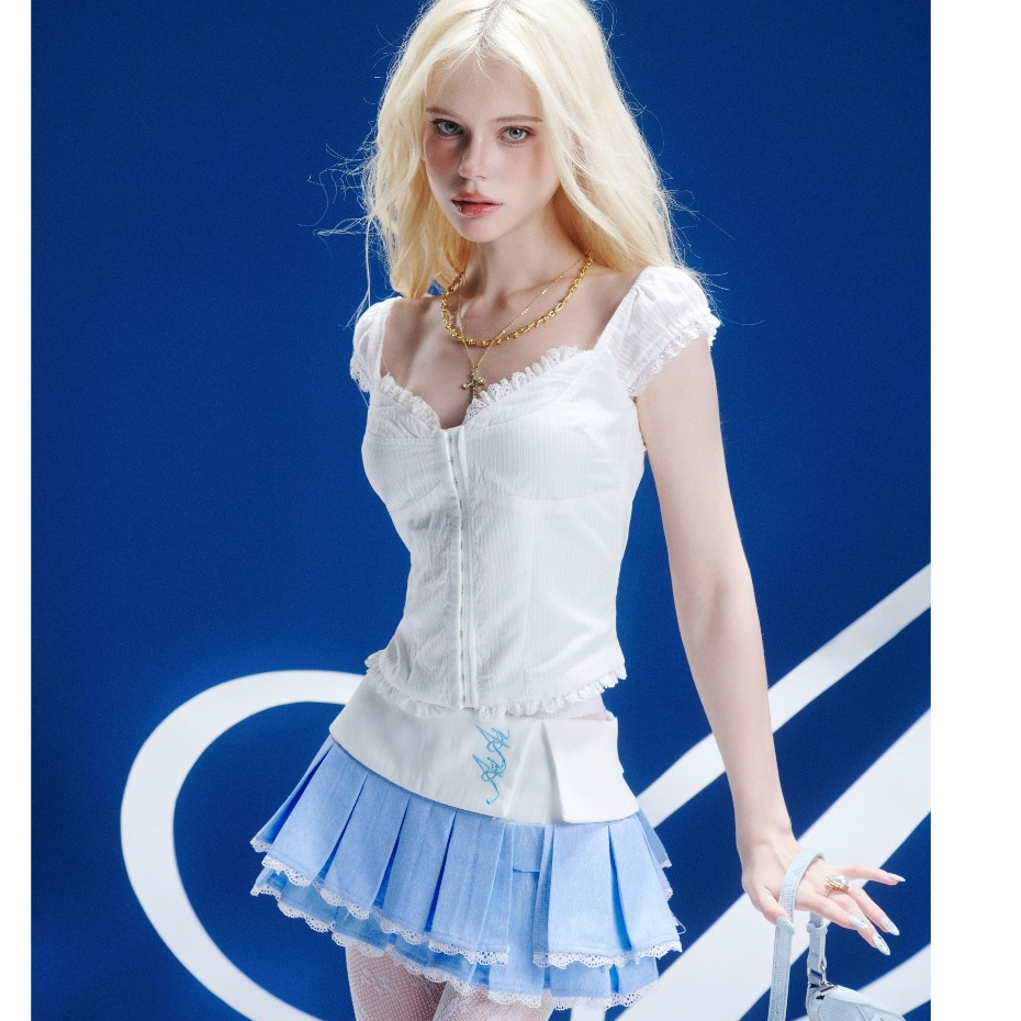 YUMI TOP AIAI OFFICIAL เสื้อเชิ้ตหน้าเรียว ราคา ถูกที่สุด ดีลบีเคเค แกลเลอรีภาพที่ 9