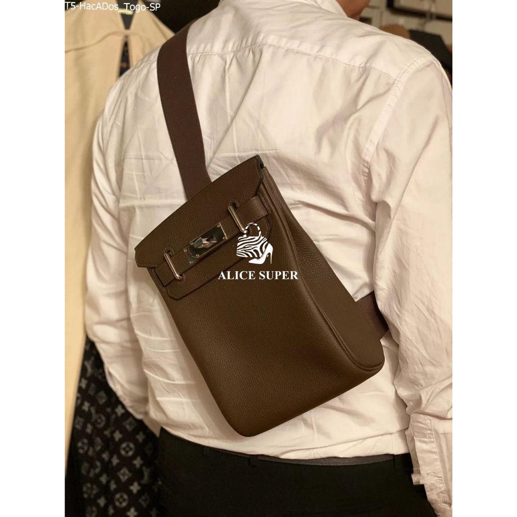 Hm HAC A DOS Super [8 COLORS] ขนาด 18cm, หนัง Togo - กระเป๋าถือผู้หญิงหนังแท้คุณภาพสูง Full Box [T5-