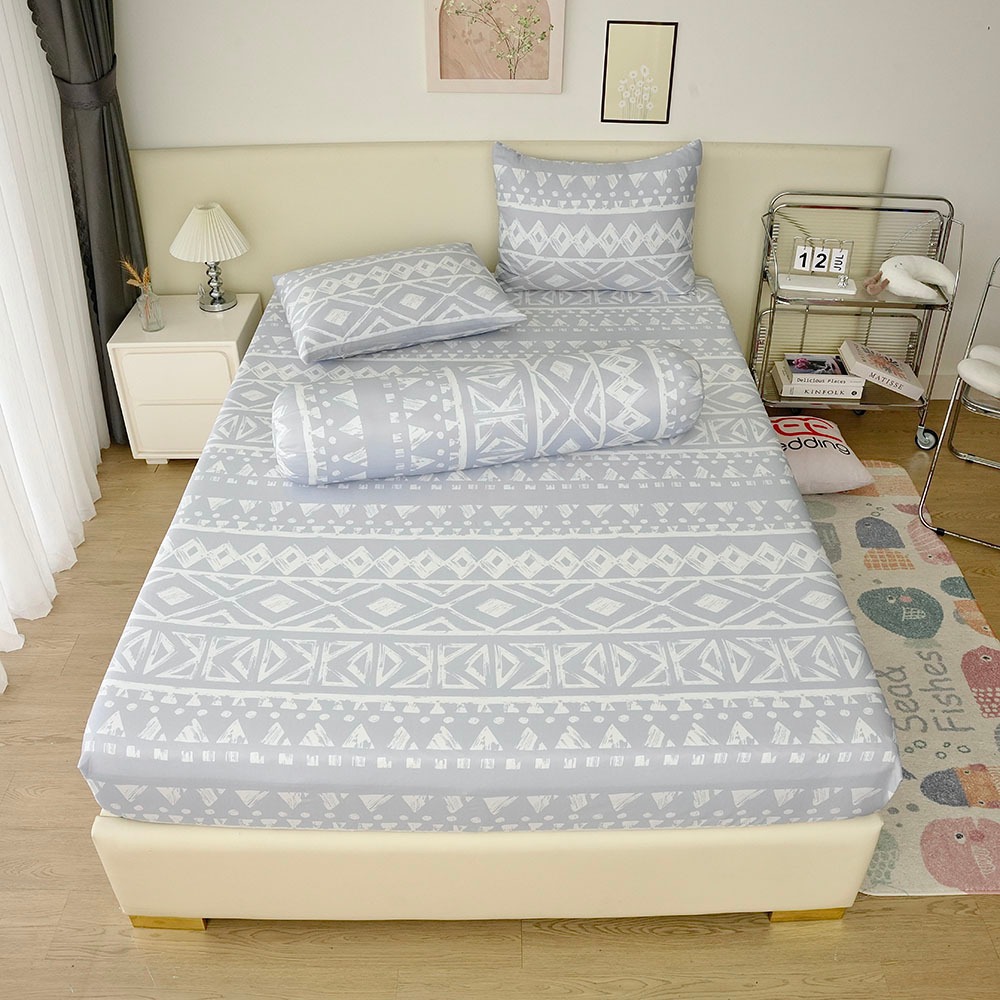 REE เครื่องนอน Tencel ผ้าปูที่นอนและปลอกหมอนไมโครไฟเบอร์ ผ้าปูที่นอนทุกขนาด 1m2, 1m4, 1m6, 1m8 TEN45