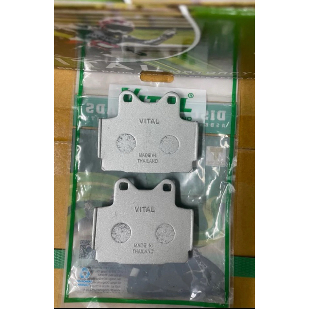 ผ้าเบรคหลังสําหรับ Yamaha Tzm150 Tzr125 Rd125 Rz125 - VITAL ยี่ห้อ MADE IN THAILAND
