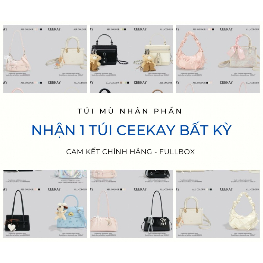 [GENUINE FULLBOX] Blind bag กระเป๋าถือ Ceekay ของแท้ (อ่านคําอธิบายให้ละเอียด