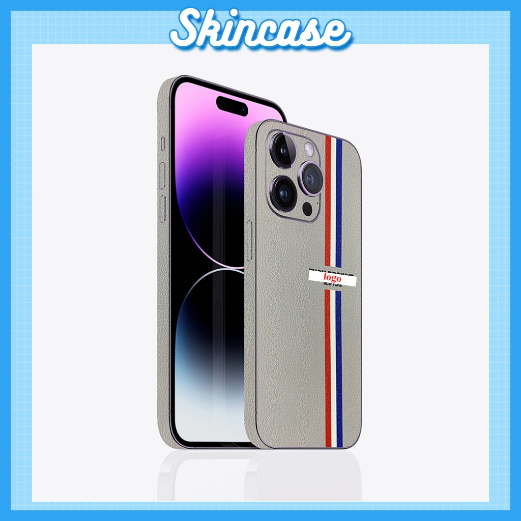 3M Tom Grey Skin สติกเกอร์สําหรับ iPhone 17 PRO MAX 16 PRO MAX 15PRO MAX 14 PROMAX 13 12 Full Back B