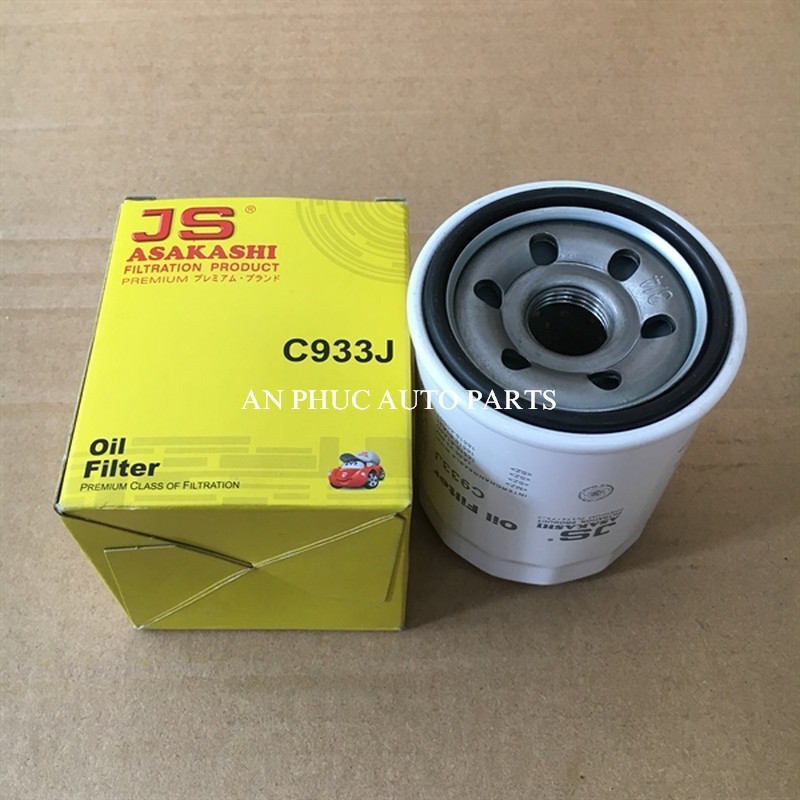 กรองน้ํามันเครื่องสําหรับ Suzuki Vitara 1.6L, Grand Vitara 2.0L, ยี่ห้อ JS Asakashi Japan C933J Suzu