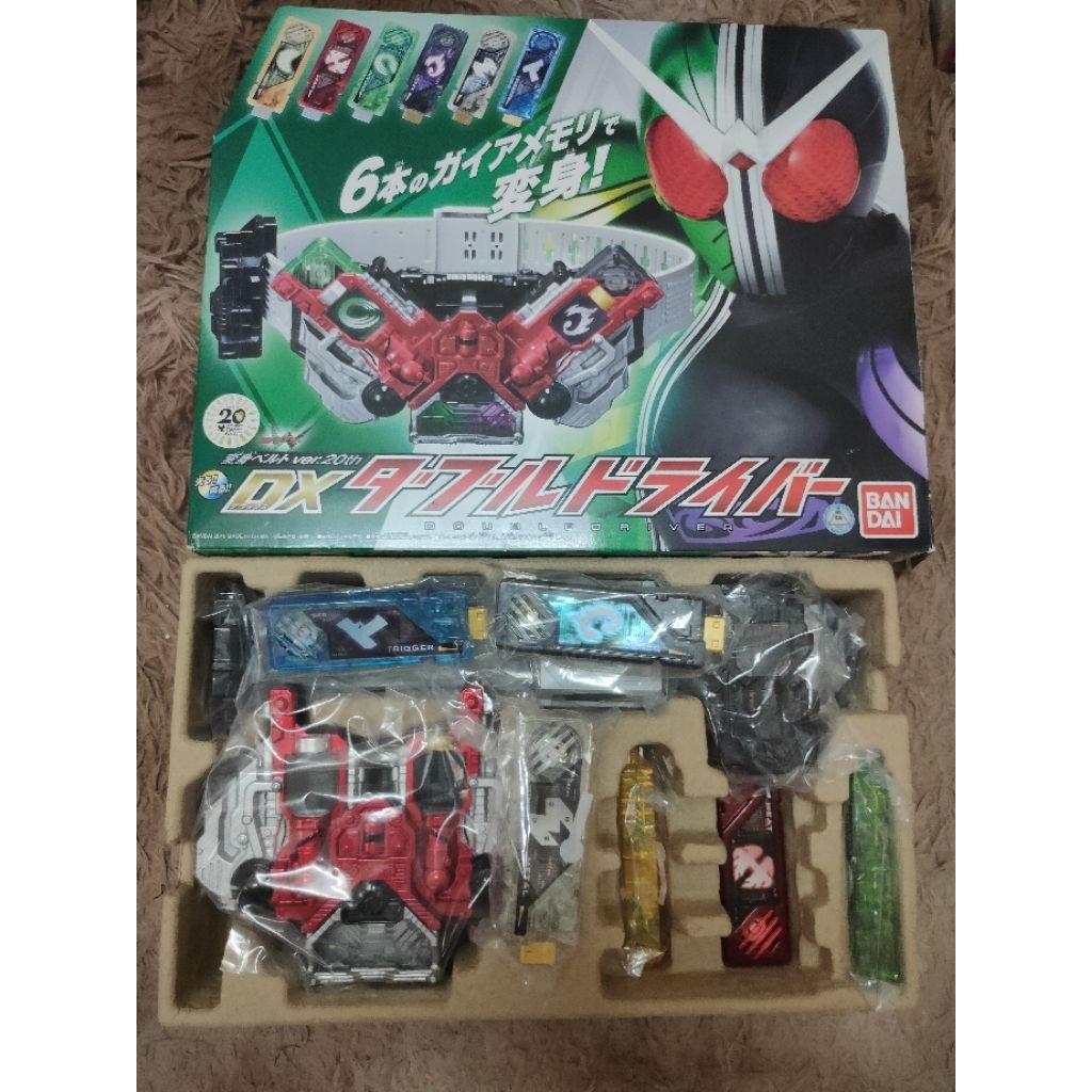 DX Double Driver - Kamen Rider W Cyclone Joker Fang Extreme Memory mask ของเล่นอัศวิน