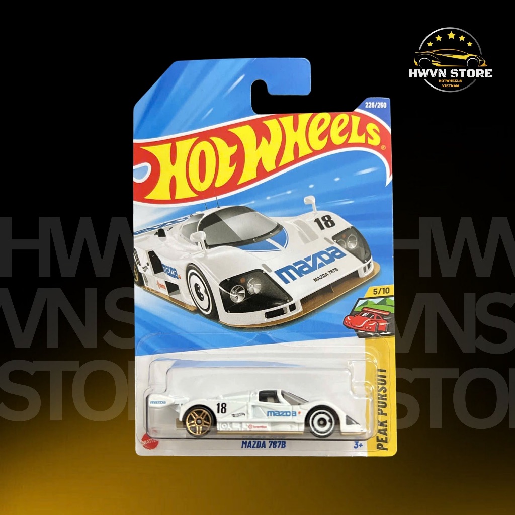 Hotwheels Mazda 787B รถโมเดลสีขาว