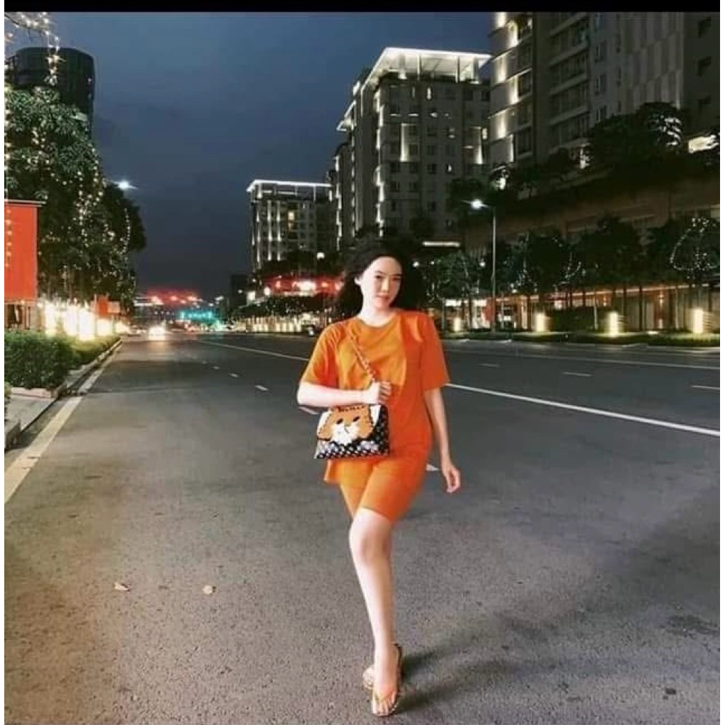 ชุดเซ็ทเสื้อยืดไซส์ใหญ่+กางเกงขาสั้น |TUYEN แซลลี่|