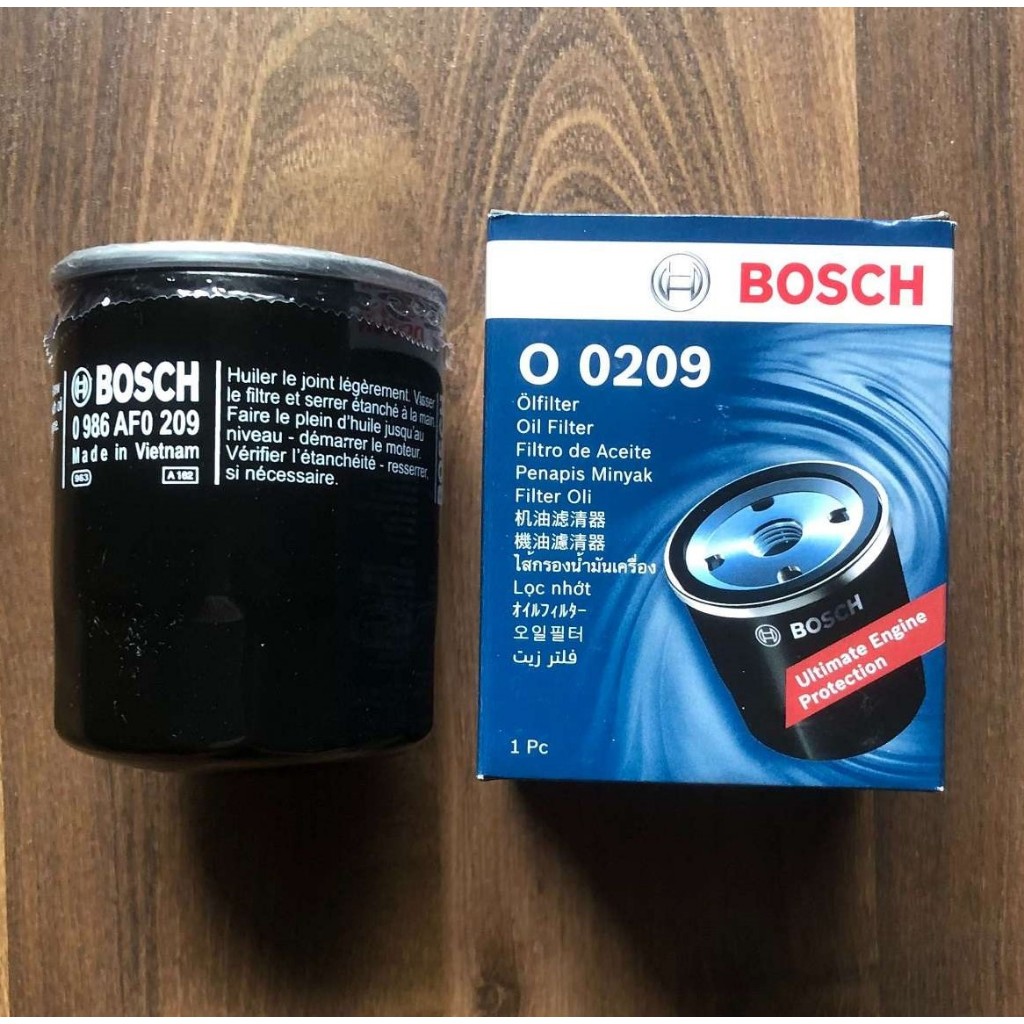 กรองน้ํามันเครื่อง Bosch ของแท้สําหรับ Ford Focus; Fiesta; Mondeo (2002-2007) (0986AF0209) (กรองเหล็