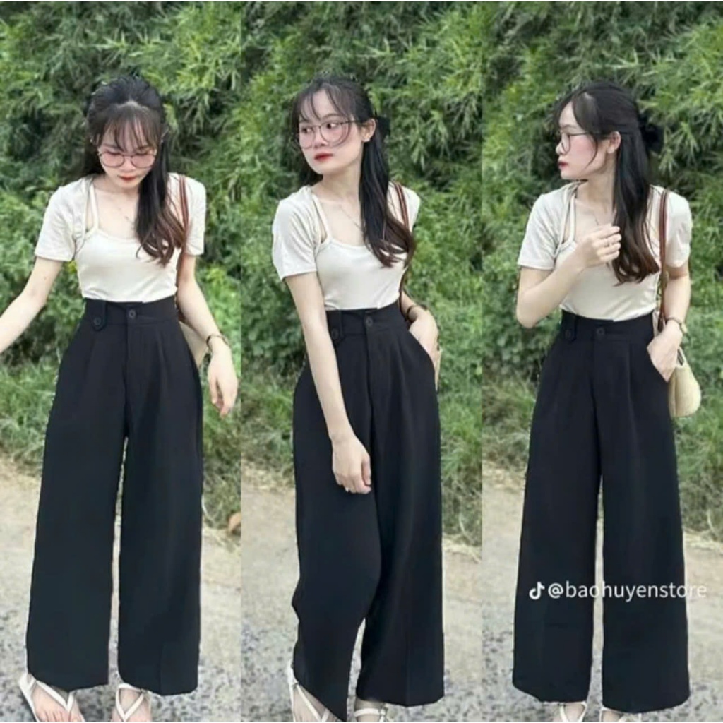 กางเกงขากว้าง vitex พรีเมี่ยม - รหัส 201