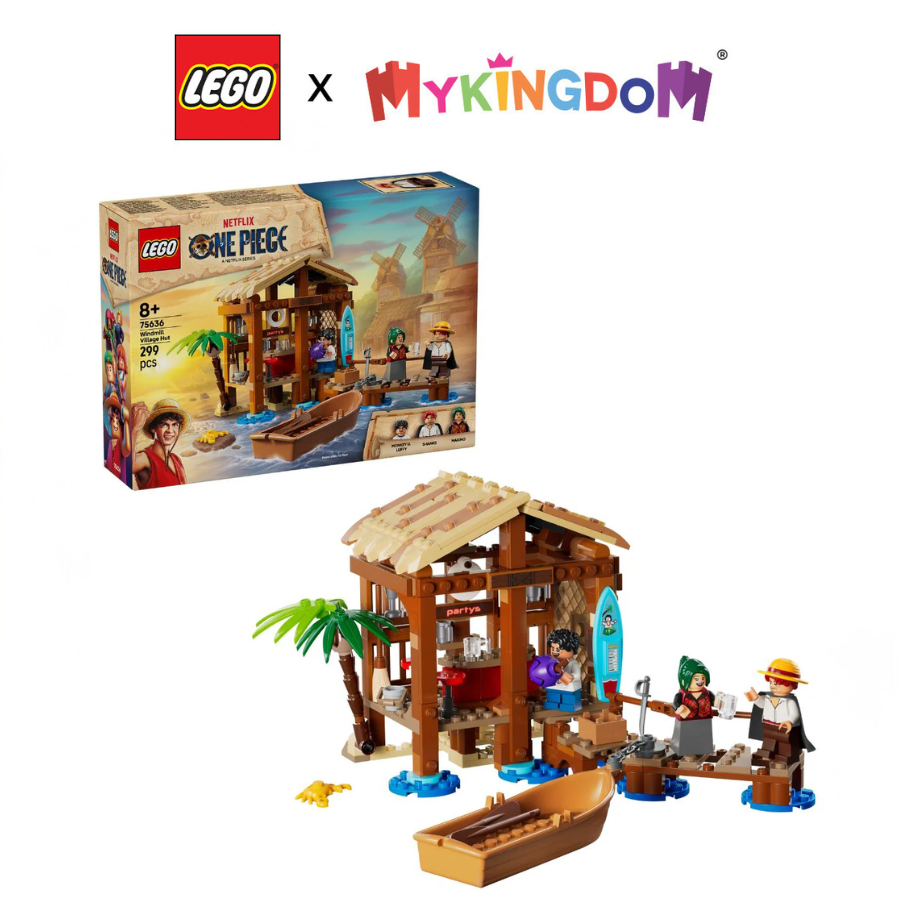 LEGO ONE PIECE 75636 ของเล่นประกอบหมู่บ้านกังหันลม (299 อะไหล่)