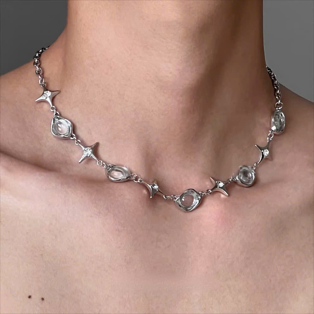 Chocker Necklace Unisex y2k Hip Hop Accessories รูปแบบใหม่ รหัสรายวัน 314