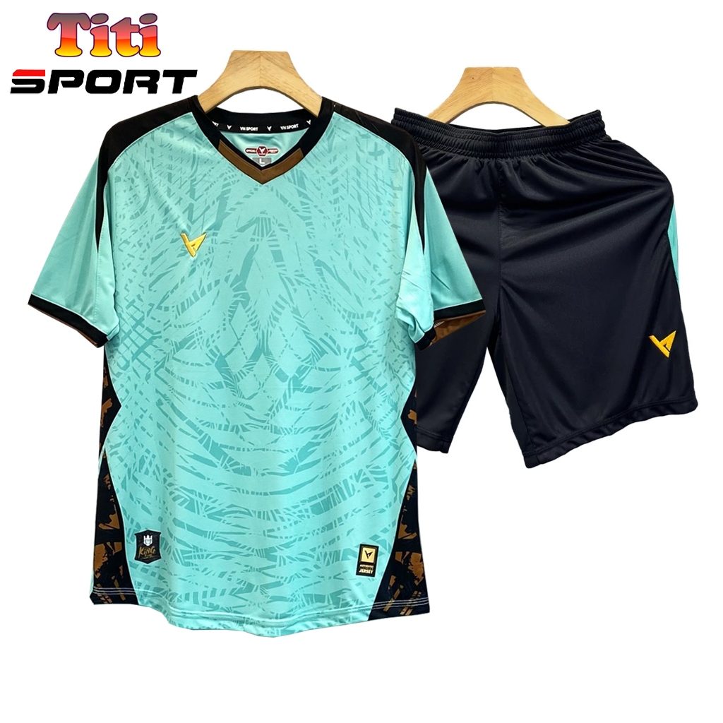 VH King Kong Design Soccer Clothing Turquoise เสื้อยืดงาคุณภาพสูง