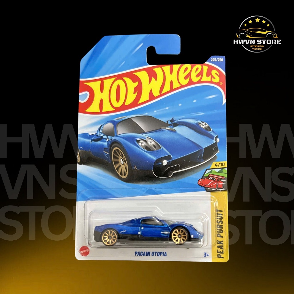 Miniverse - Blue Hotwheels Pagani Utopia รถโมเดล
